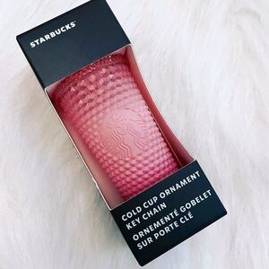 Final Price Drop New Starbucks Pink Ombre Keychain